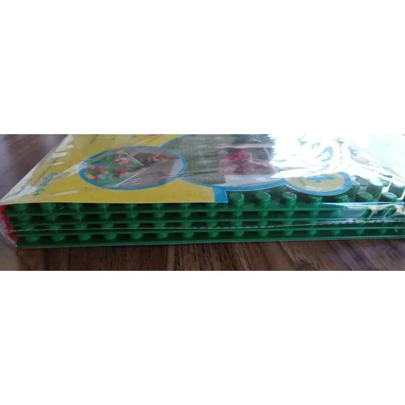 Creative 4 Pk Green Peel & Stick Baseplates 10"x10" Compatible Brick Plates NEW - Picture 13 of 15